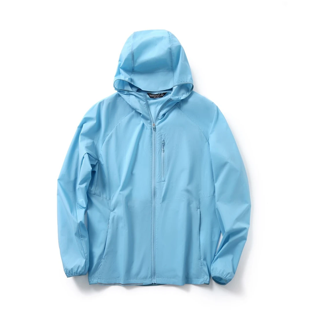 24新款男女同款轻薄透气户外运动休闲连帽防晒衣皮肤衣运动休闲