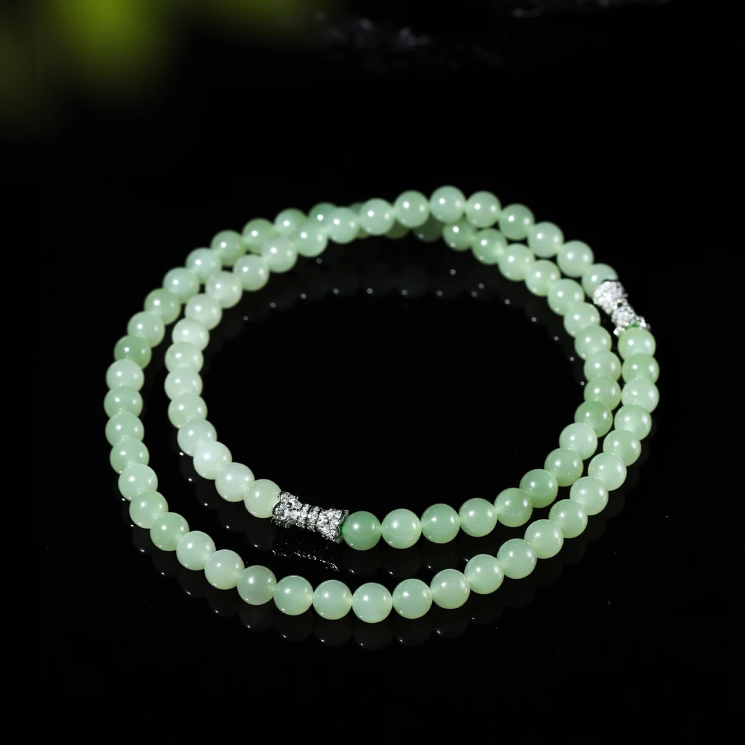 白玉世家和田玉晴水项链两戴款春日上新礼物和田玉玉石项链手链