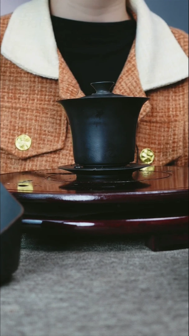 【闪购商品】陶瓷壶倒挂金钩百克三才盖碗=可提可倒封