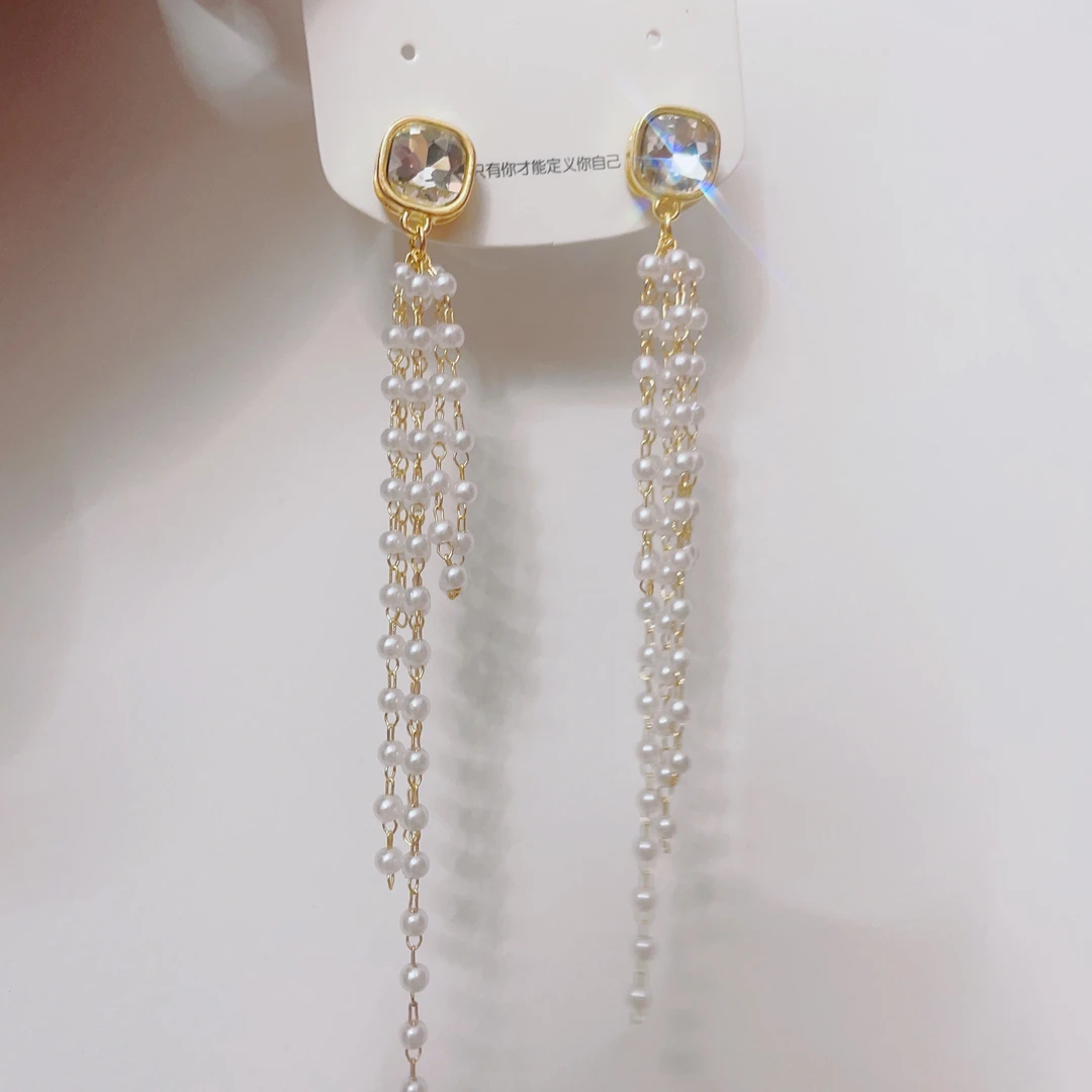 铜合金无非金属耳饰 A95气质轻奢时尚百搭复古法式小众简约耳环