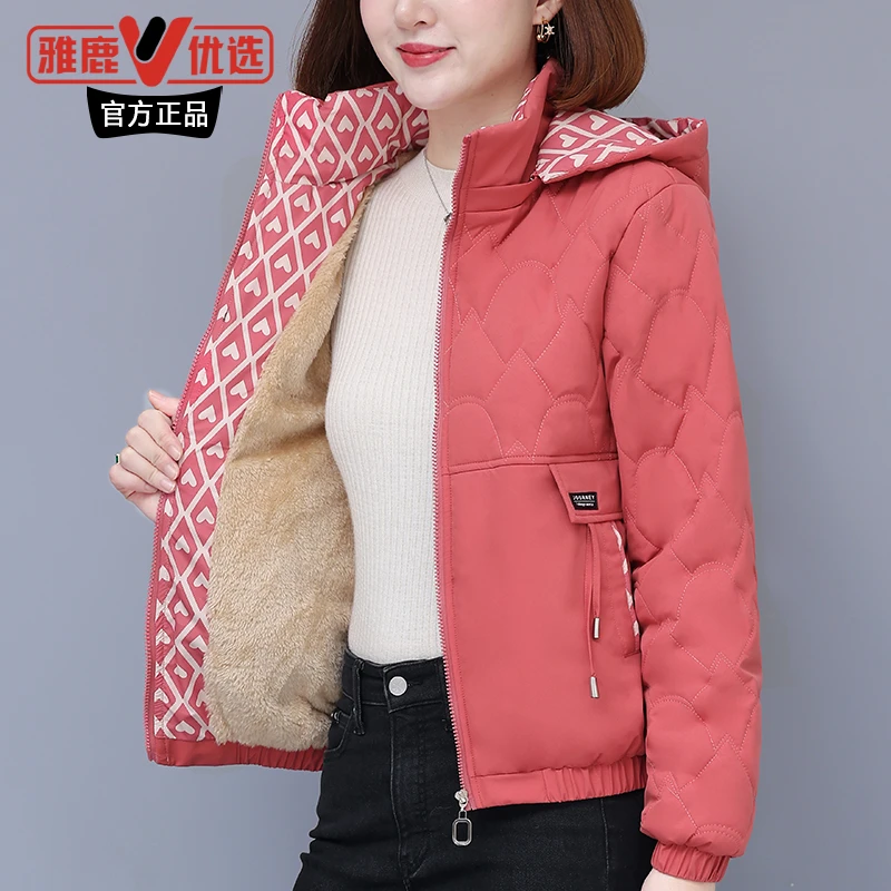 【雅鹿优选】棉衣棉服外套女冬季2023新款时尚洋气加厚保暖棉袄