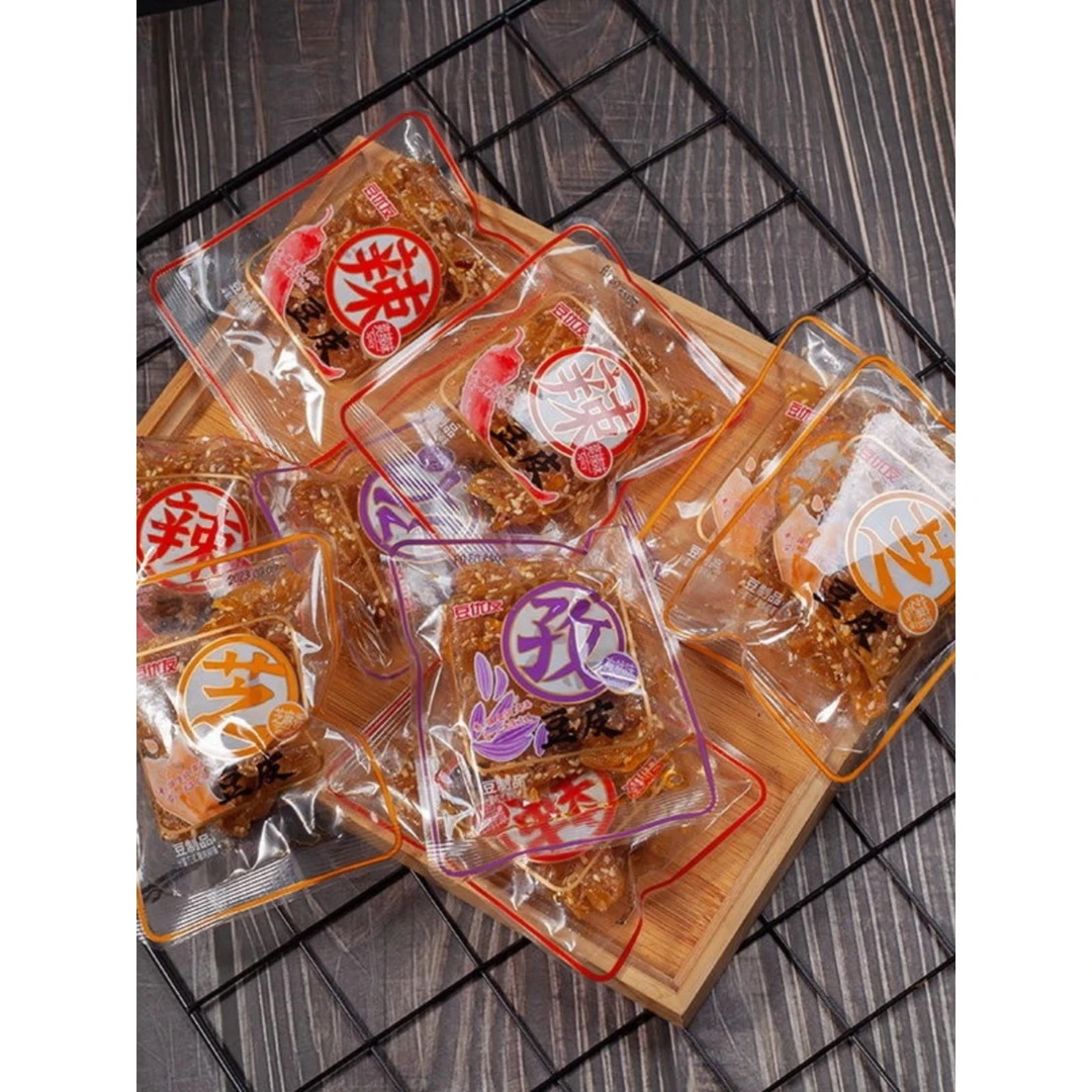 豆优友豆皮香辣芝麻孜然宿舍辣条散称豆腐干素肉儿时怀旧零食笋1g