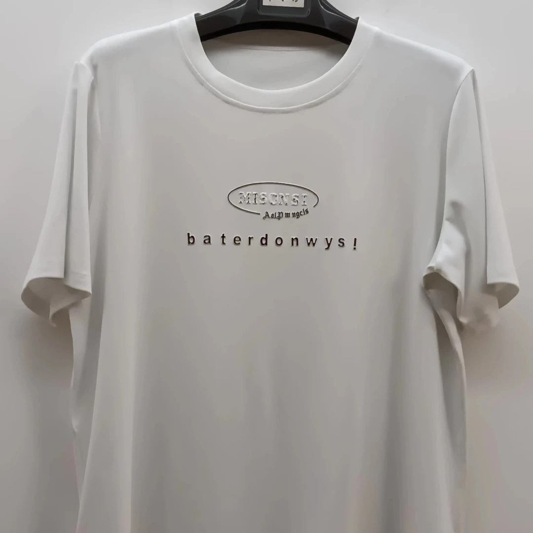 （X0）胖人坊大码女装时尚T恤4009  衣长7