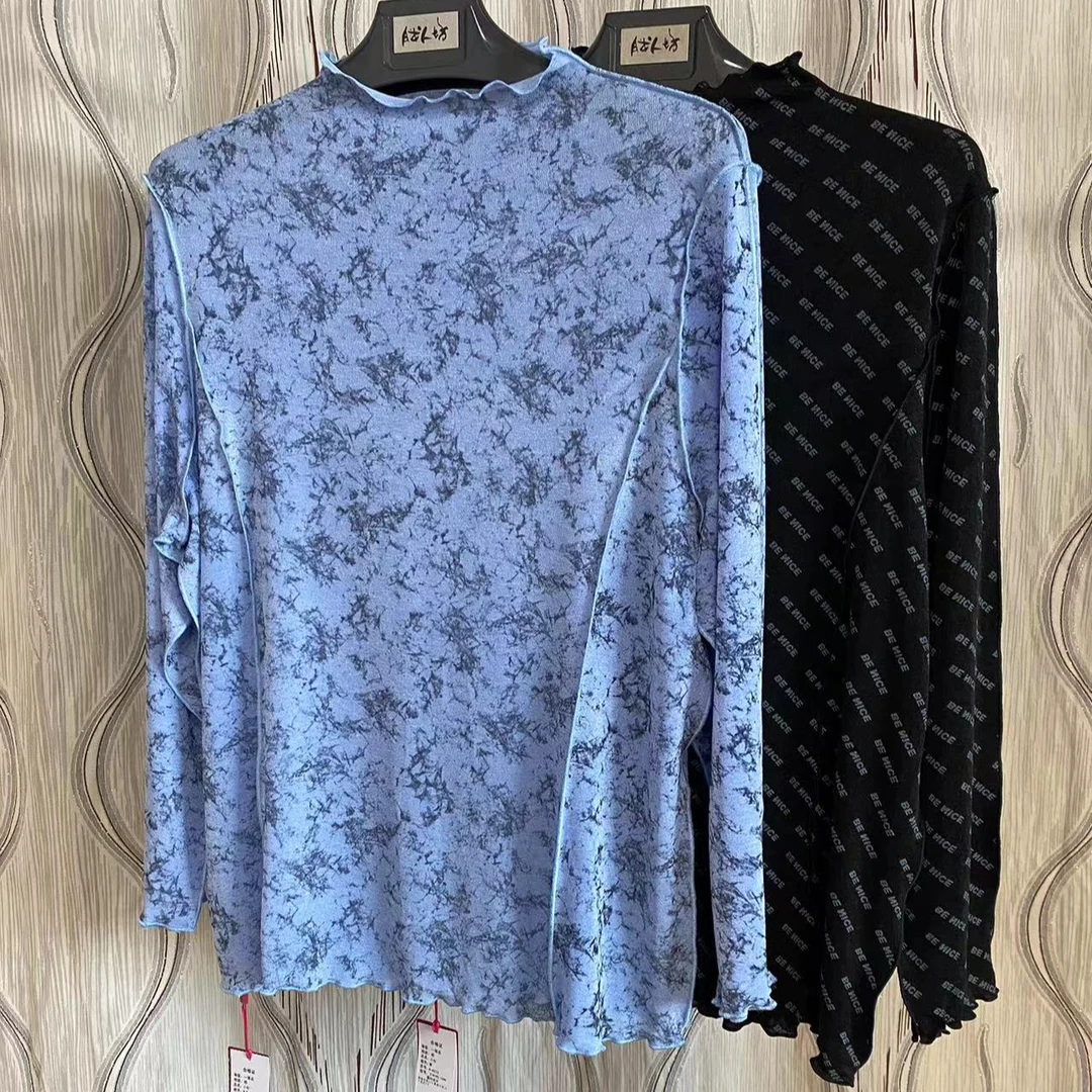 胖人坊大码字母小衫4213    衣长69