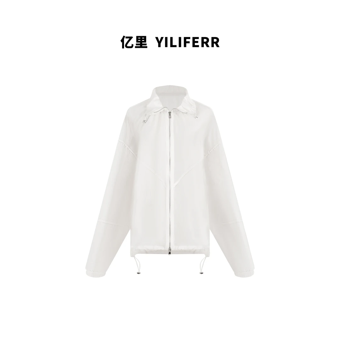 【亿里YILI】 轻薄防晒抽绳休闲宽松短外套 Y0059