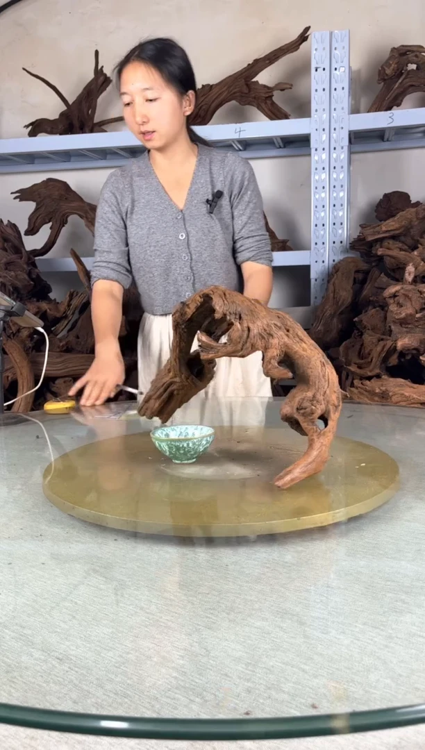 【闪购商品】柚木木雕一物一拍4