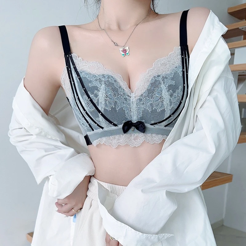 【蝶舞序曲】新品聚拢性感蕾丝超薄聚拢文胸罩内衣1261