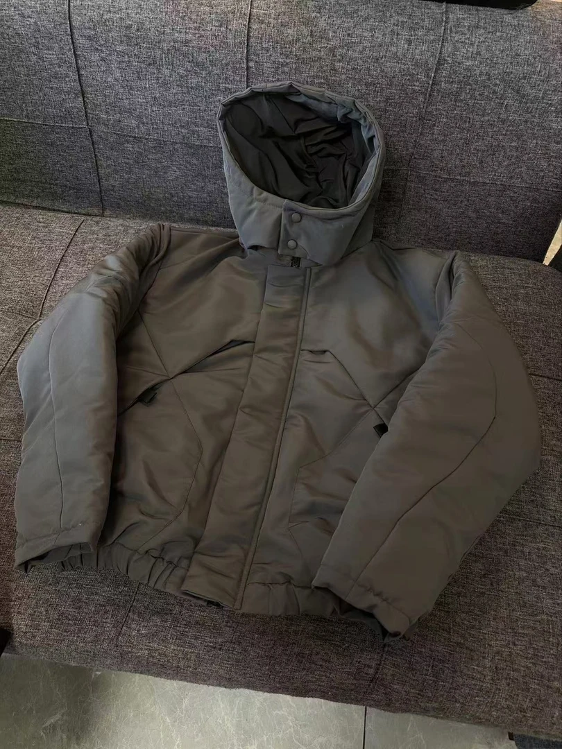 A230 秋冬连帽棉服保暖百搭休闲结构外套