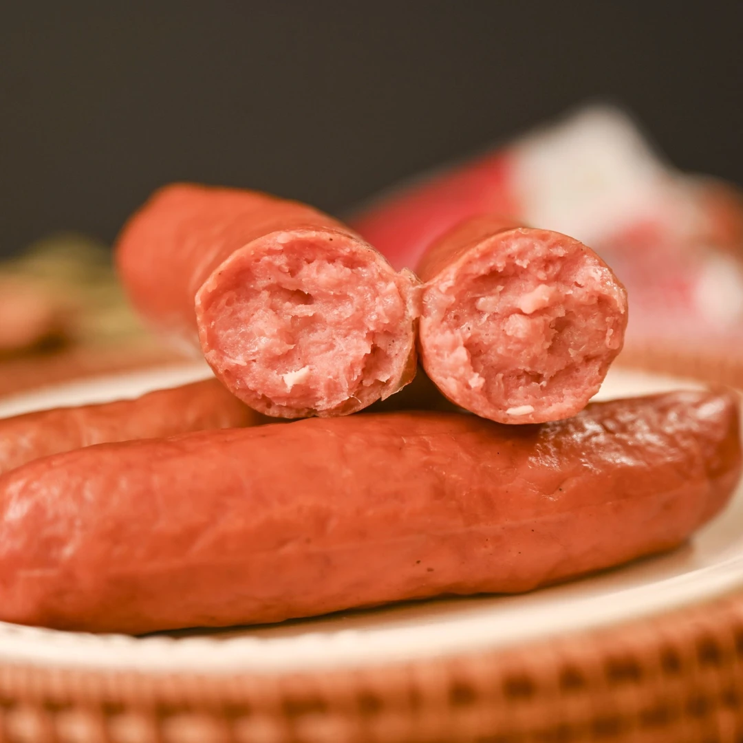 【超值试吃】传统风味蒜香红肠90g/根红皮香肠即食肉肠经典熏烤烧烤