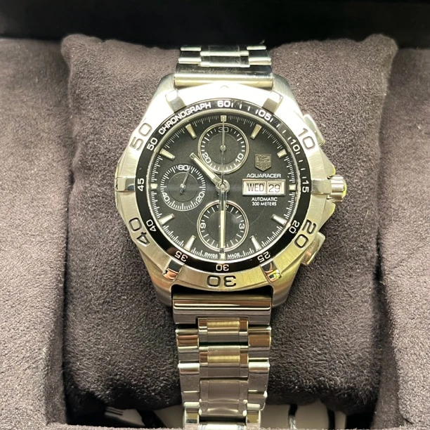 95新 TAG Heuer/泰格豪雅 竟潜系列自动机械男士腕表，直径43
