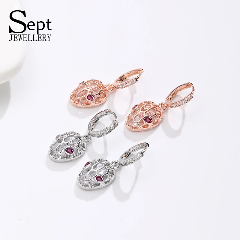 铜合金耳饰 《货号6284》宝 经典蛇头吊坠