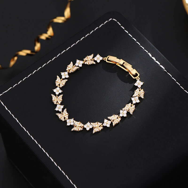 铜合金手链 《货号6821》蝴蝶手链