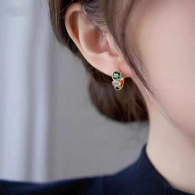 铜合金耳饰 《货号1691》 精致百搭小耳圈