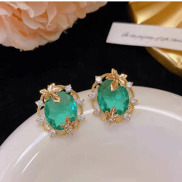 铜合金耳饰 《货号7091》轻奢时尚优雅精致耳钉