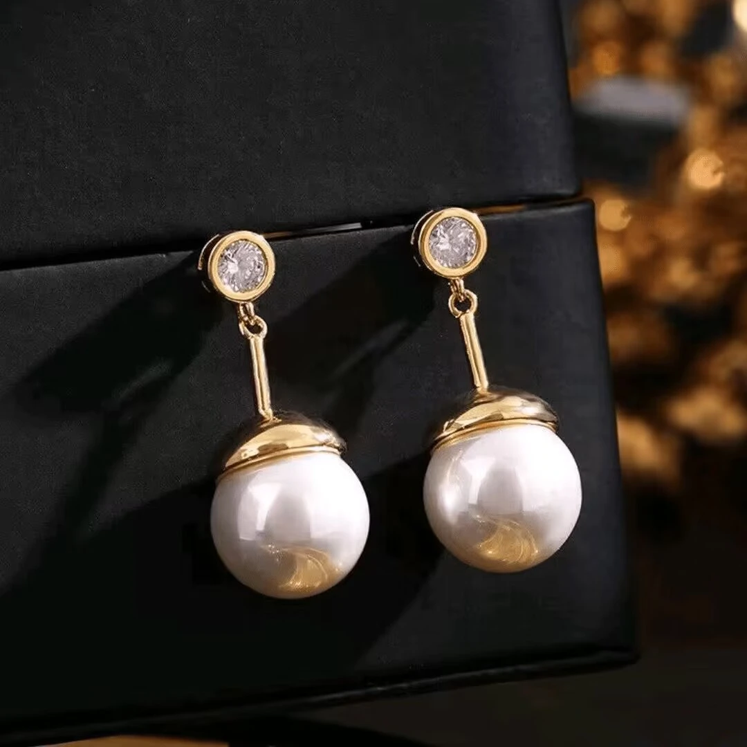 铜合金耳饰 《货号6155》松果耳坠