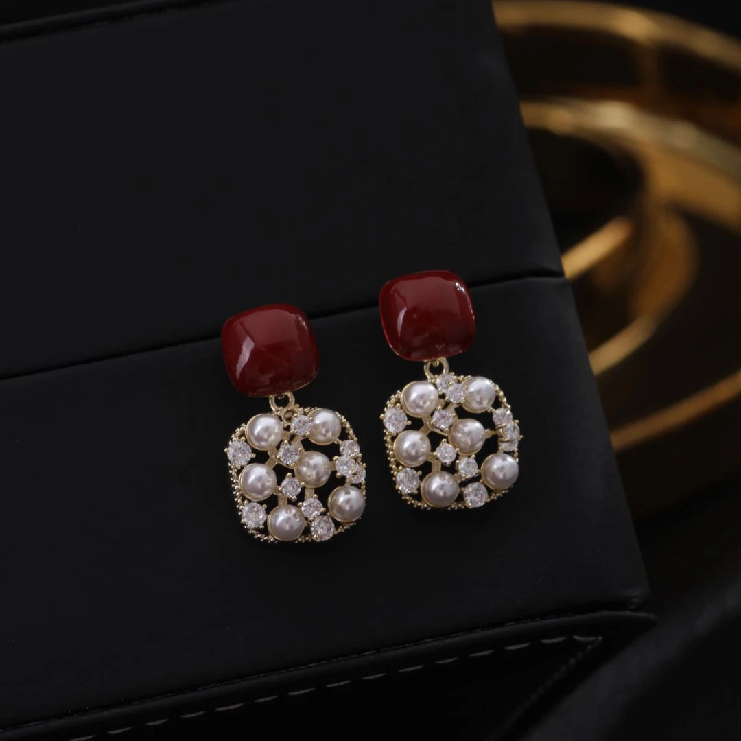 铜合金耳饰 《货号8506》复古时尚百搭耳饰