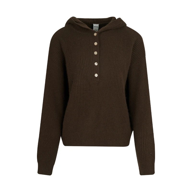 jessyline秋季新款 杰茜莱连帽套头针织衫女潮 433104178