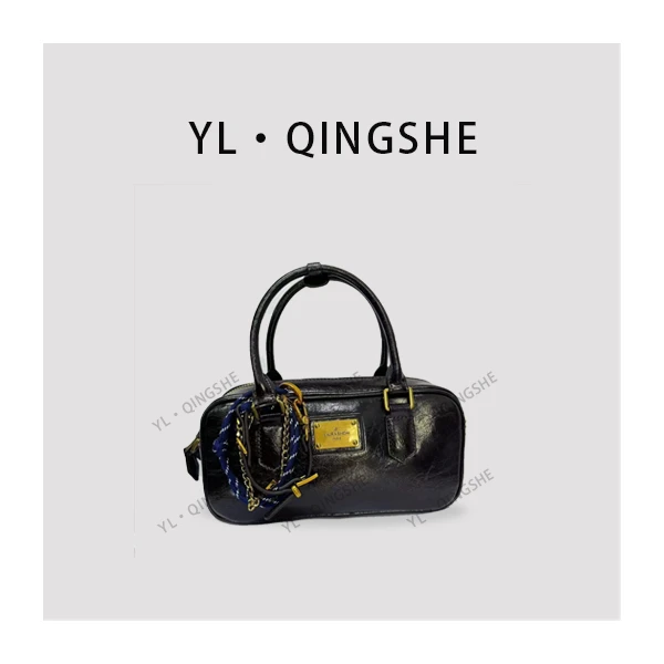 【依琳定制】女士潮流时尚经典气质手拎单肩包SD-3787-乌木沉香