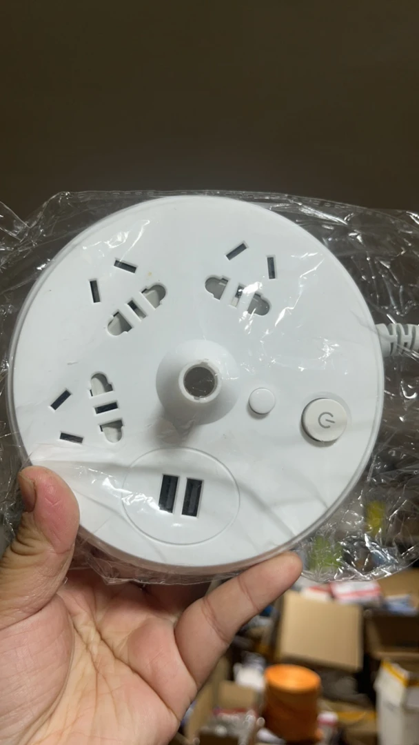 圆形插排1个（带USB）