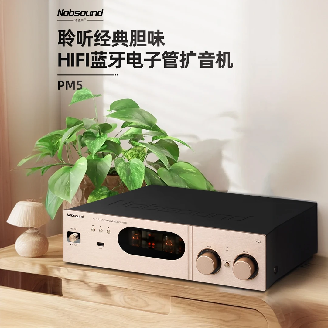 诺普声HiFi电子管PM5蓝牙发烧功放迷你无线