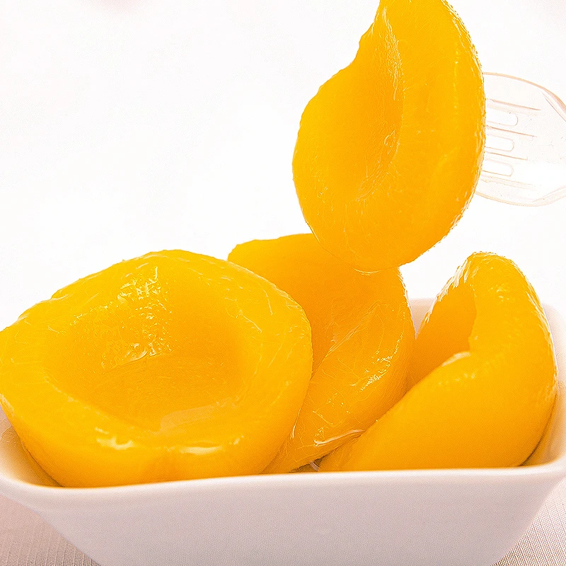 黄桃水果罐头砀山黄桃即食糖水罐头烘焙餐饮商用罐装食用美味营养