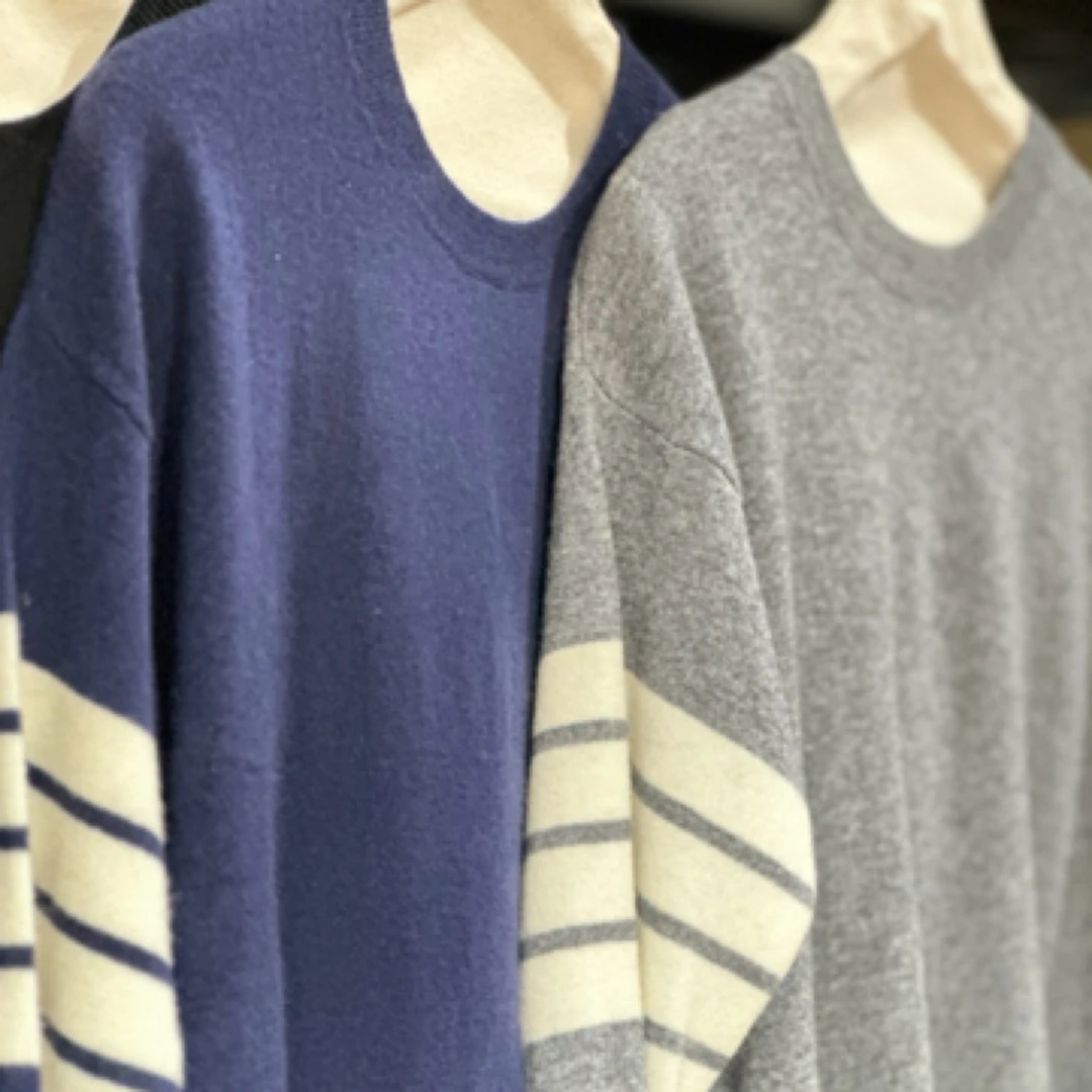亲子系列 三条杠 纯羊毛套头衫
