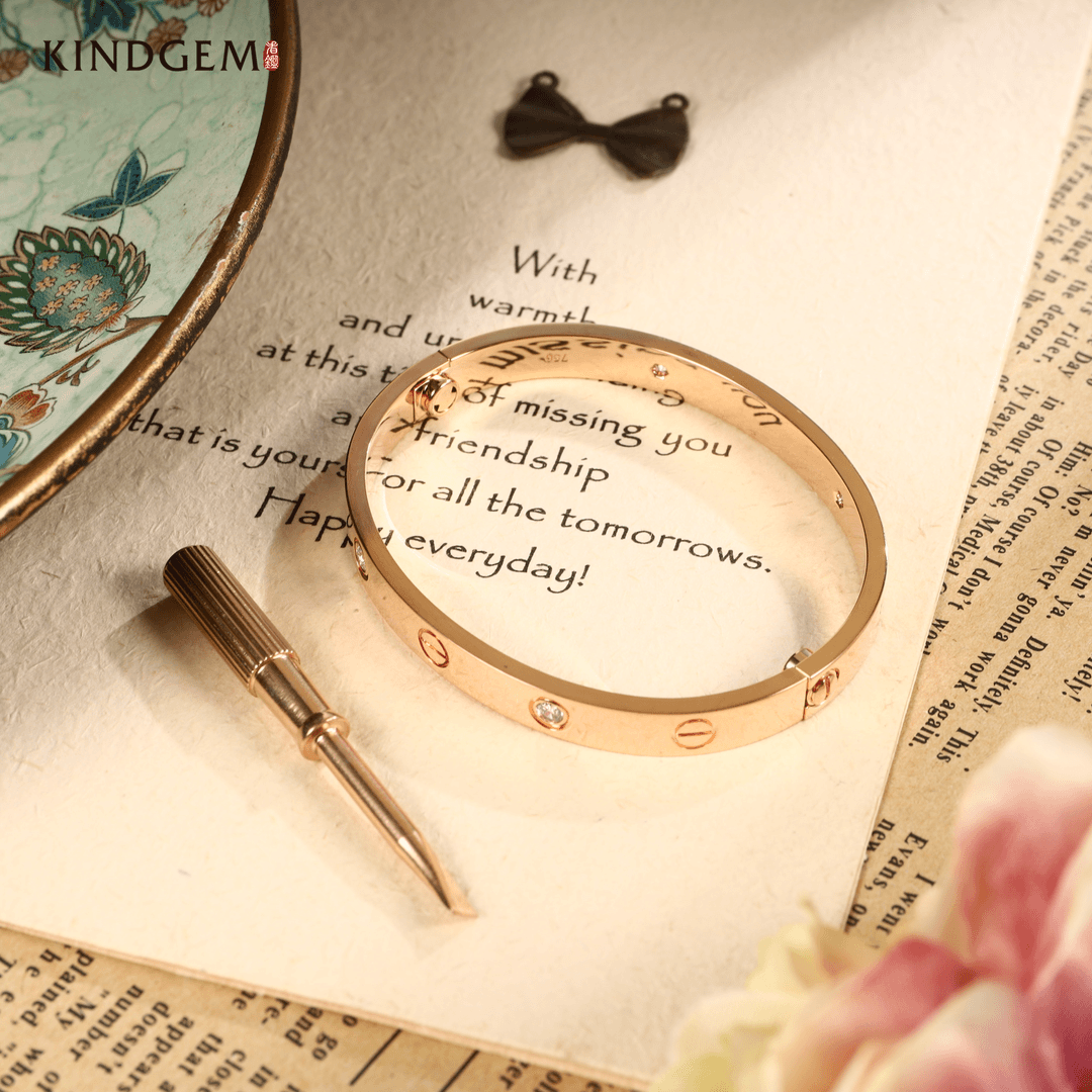 铜合金合成锆石手镯 C-28651简约时尚个性精致百搭手镯