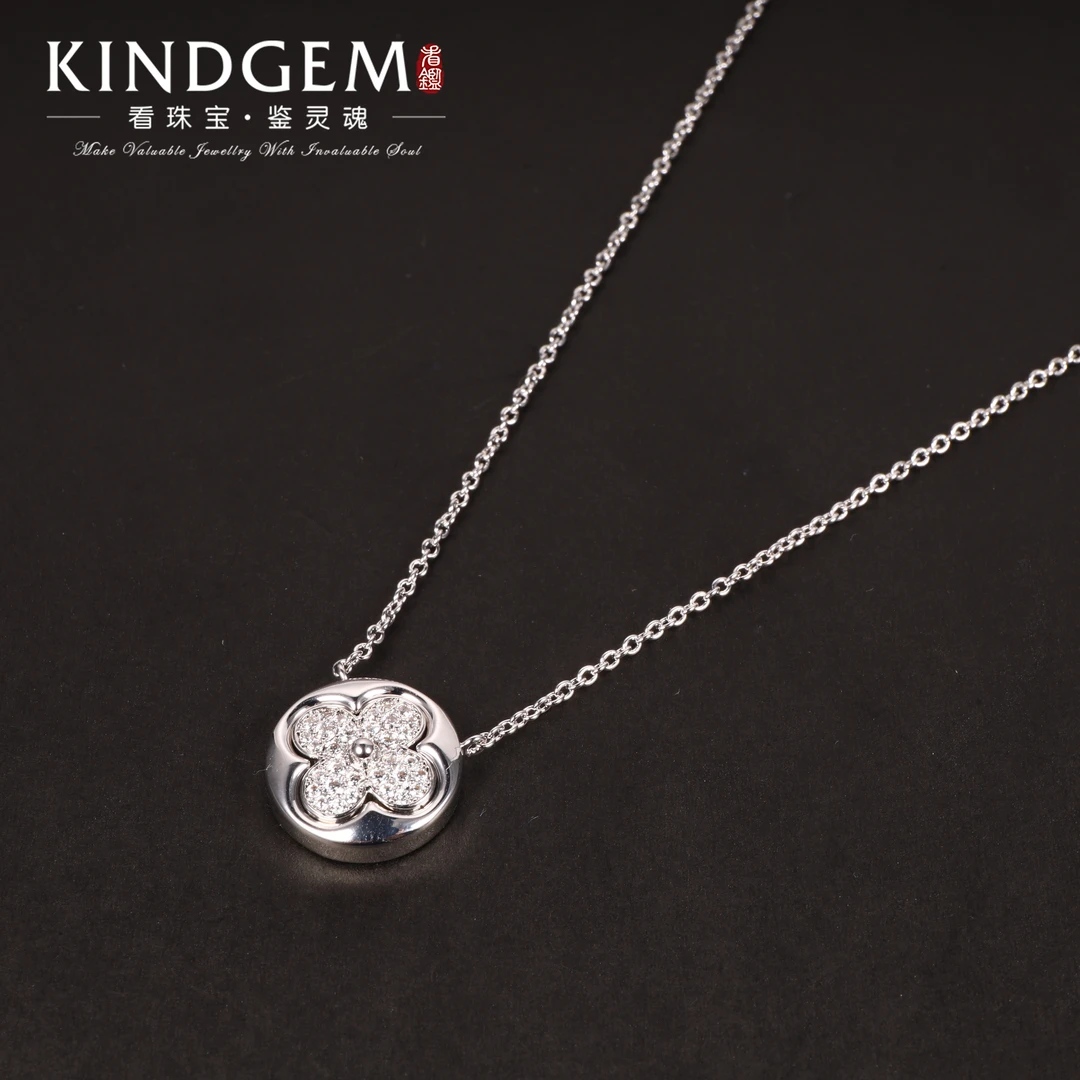 铜合金项链 经典气质银色百搭时尚项链坠链（45cm）C-29840