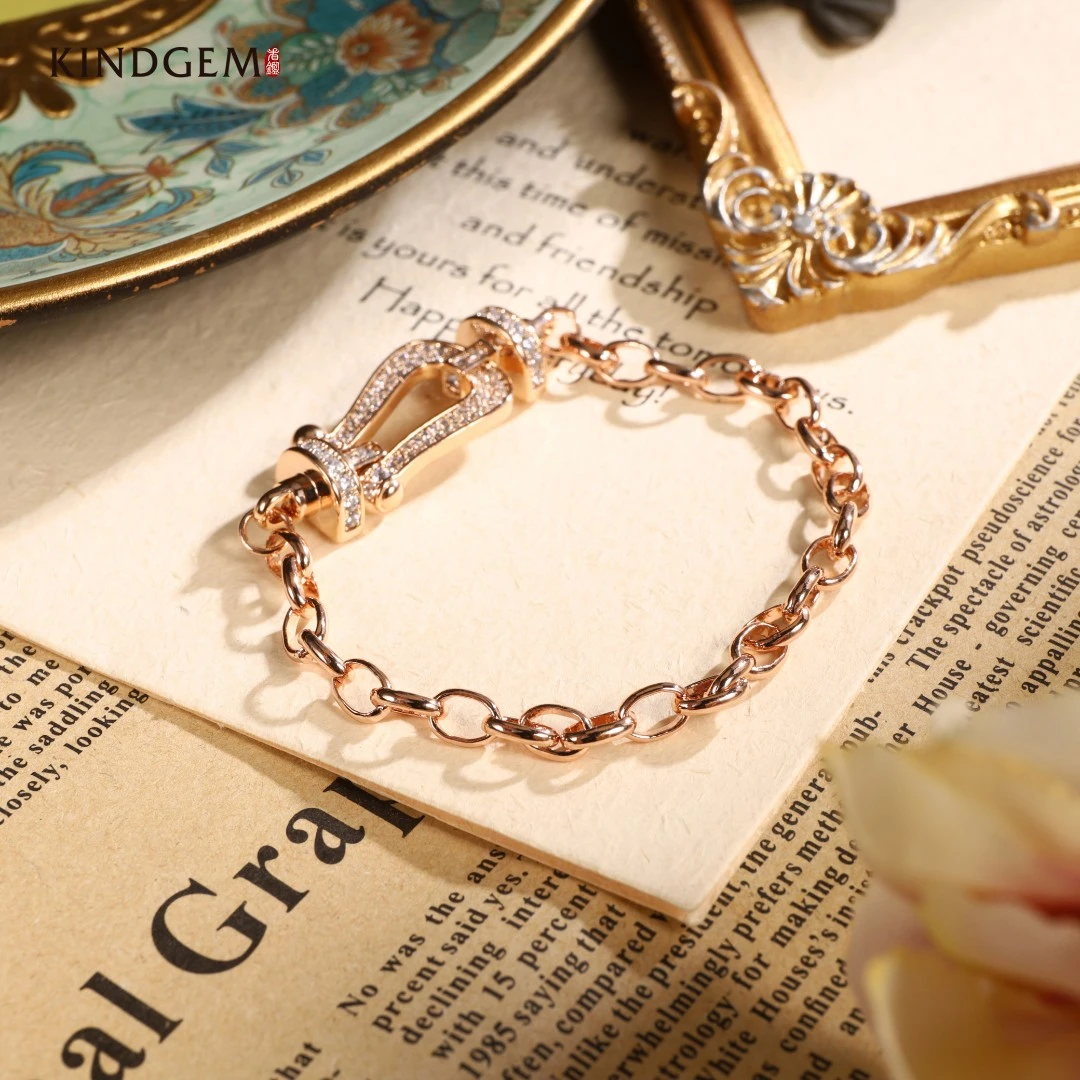 铜合金合成锆石手链 CZ410XIPC-28098精致简约时尚百搭高级感手链