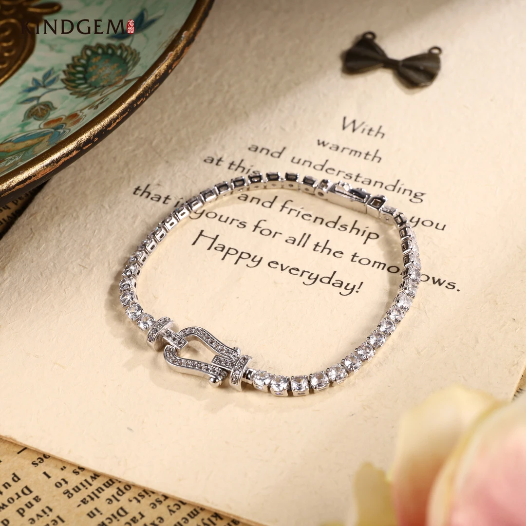 铜合金锆石手链 C-28687简约时尚个性精致百搭手链