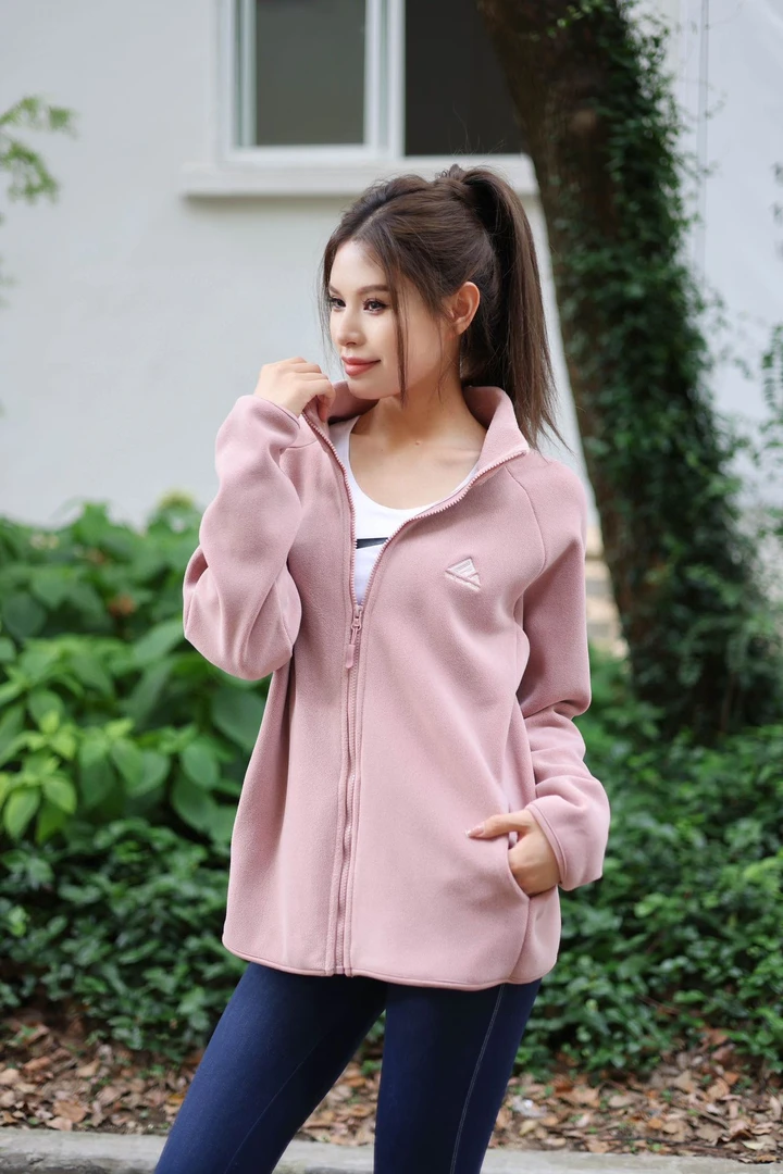 【C魅甄选】2363秋冬休闲男女同款防风保暖透气简约摇粒绒情侣外套