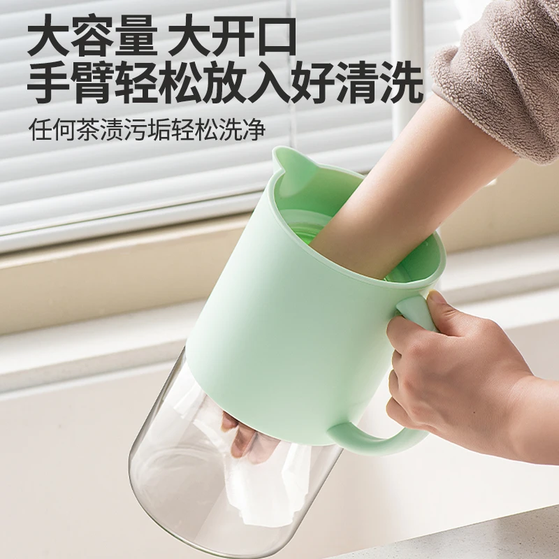 玻璃冷水壶耐高温家用夏季大容量储水饮料泡茶桶冰箱水果茶凉水杯