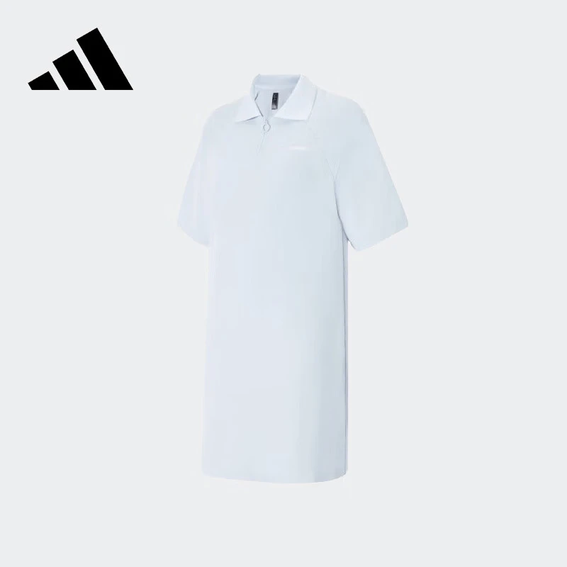 adidas/阿迪达斯夏季女子短裙运动休闲透气时尚百搭polo裙 JI5652