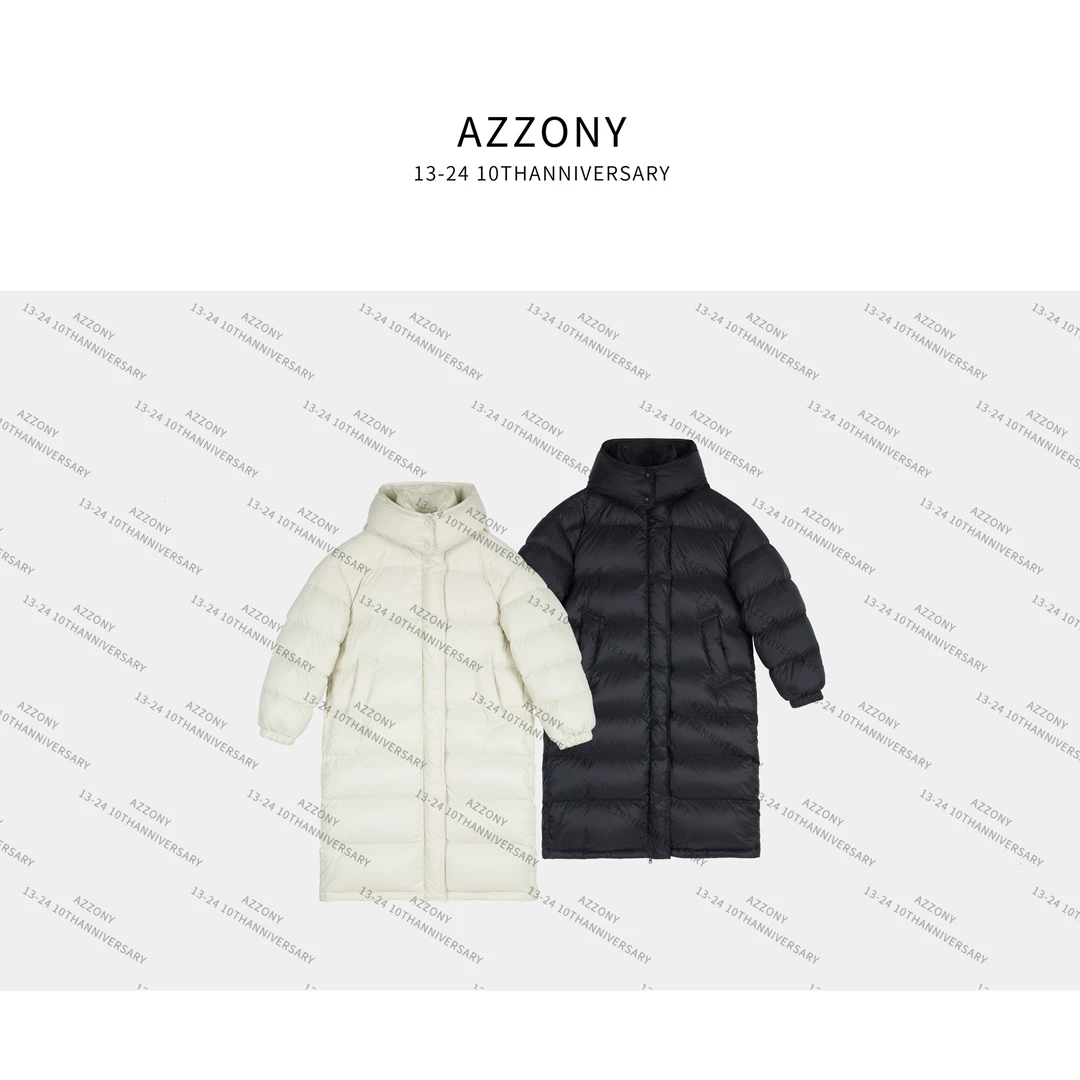 Q   YYL  两面穿大长款鹅绒服     D7375