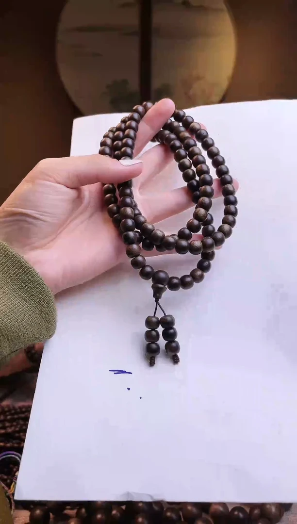 【闪购商品】沉香手串绿9+