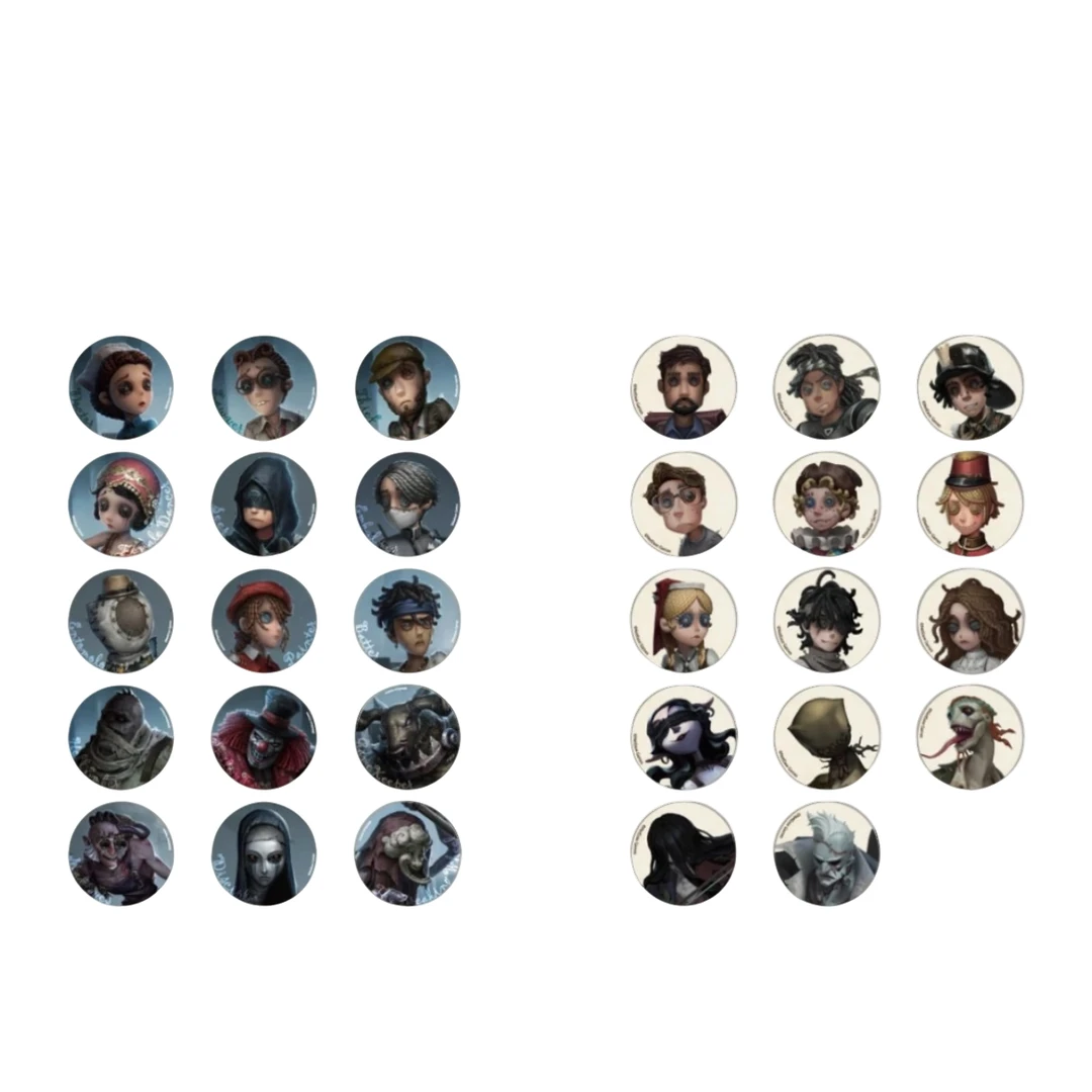 【第五人格】蓝白底原画吧唧徽章（默认代拆）