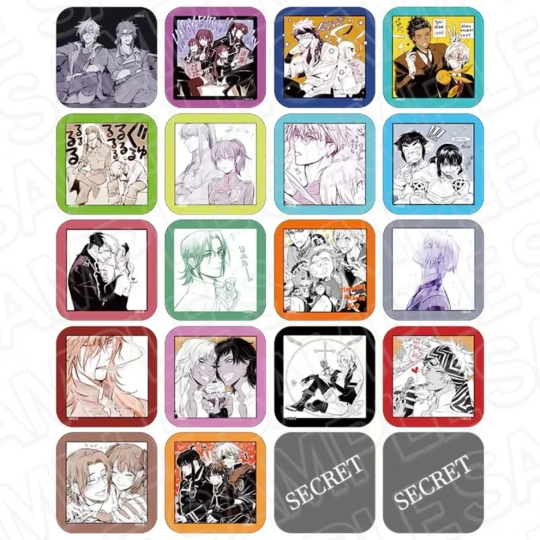 【驱魔少年】原画展20周年系列 方吧唧 冰箱贴（默认代拆）