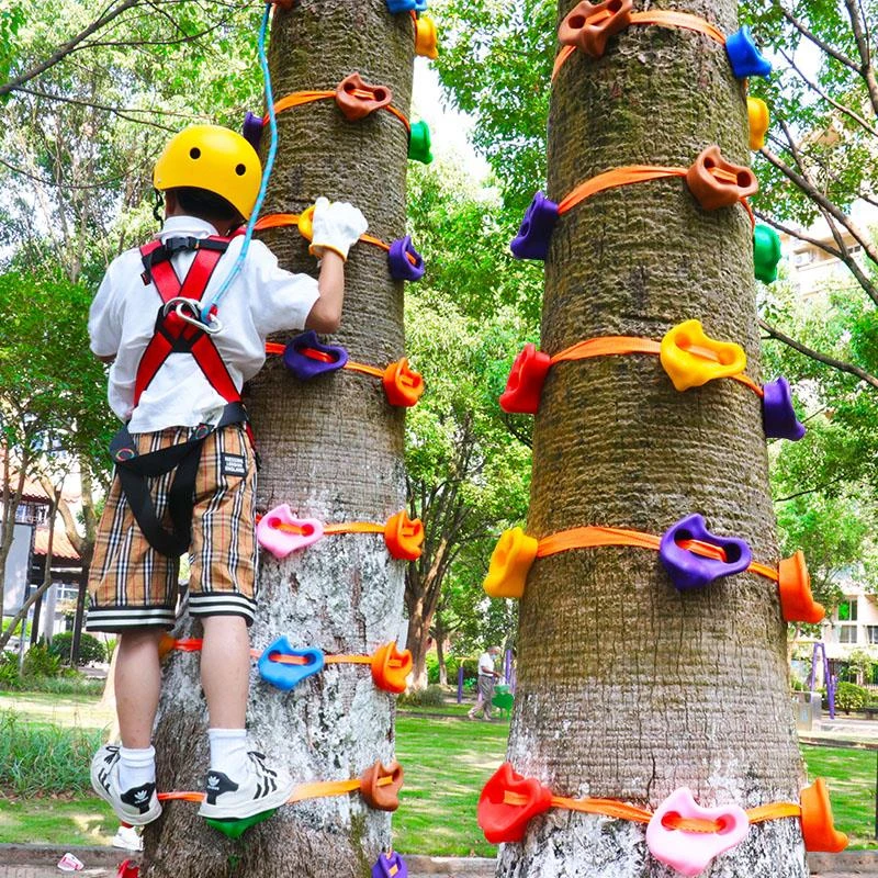 儿童上树岩点爬树神器攀树攀爬石支点感统训练器材户外运动玩具