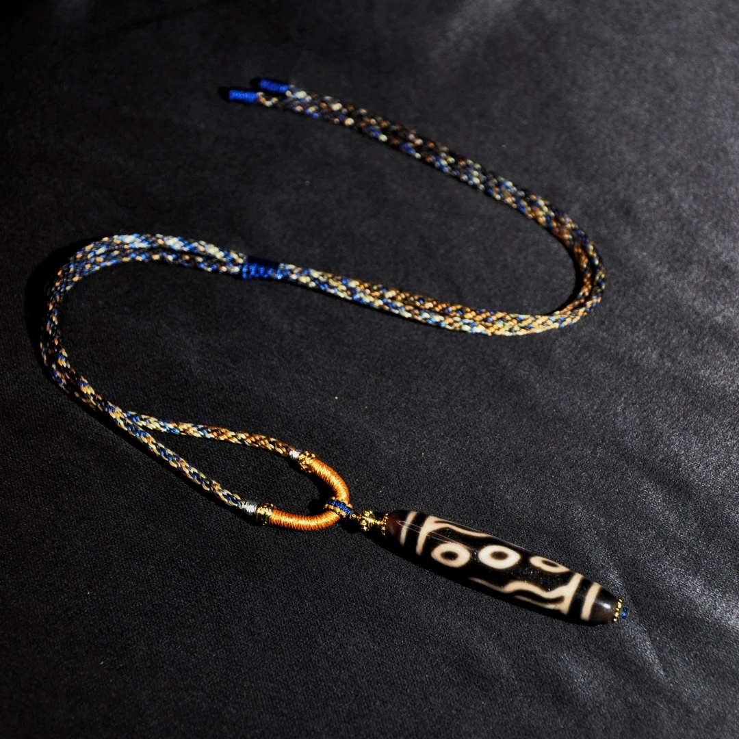 【千万福】凤六眼珠民族风手工编织项链-A1700117