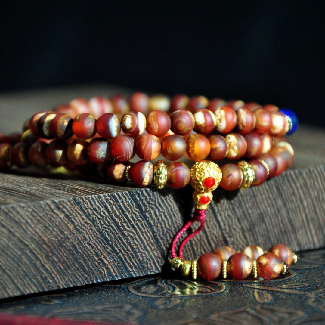 非金属布艺手链 【千万福】老红供供一线药药民族多圈手串-A2820007