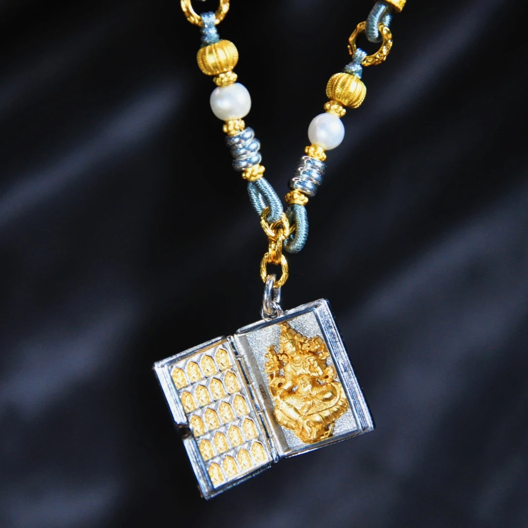 吊坠925银 【千万福】925银21度度民族风时尚简约项链-A0700012