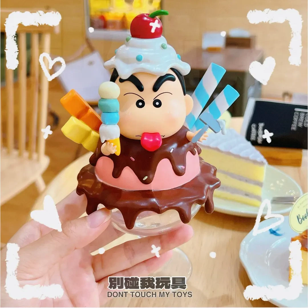 潮玩蜡笔GK小新系列 小新圣代雪糕杯 手办摆件礼物优质版 约19CM