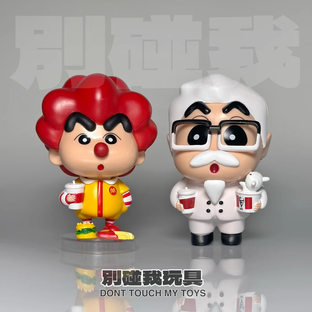 潮玩GK蜡笔cos小新系列 麦当当肯爷爷小新 手办摆件玩具 约13CM