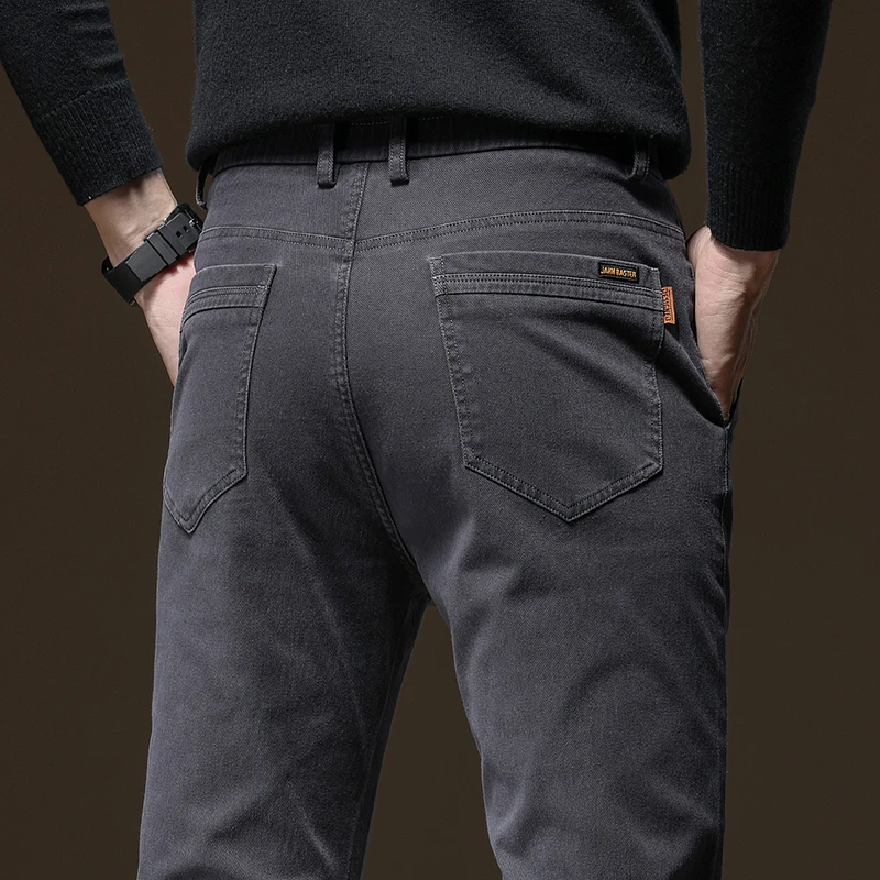 2023新款春秋季休闲裤男直筒修身长裤子男士春秋款百搭商务休闲裤