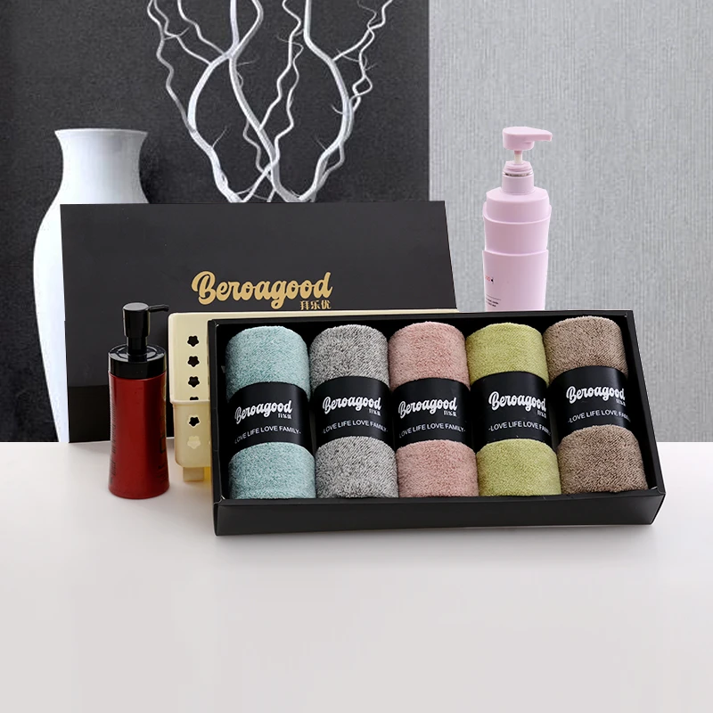 7A级抑菌防螨Beroagood礼盒装毛巾加厚加大吸水柔软家用洗脸洗澡
