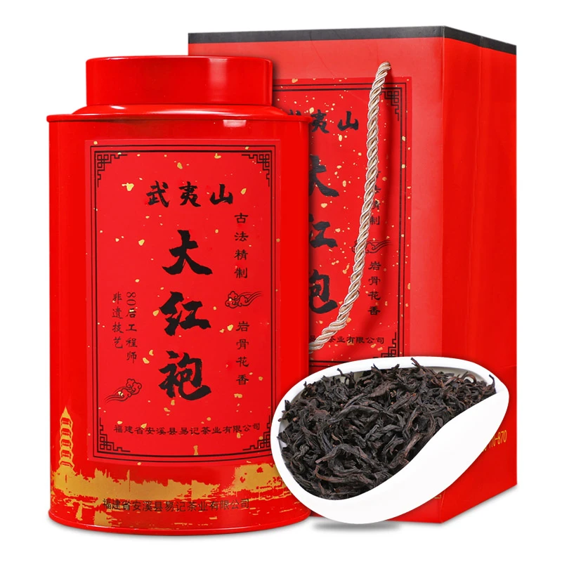 易记茶业新茶武夷山大红袍茶叶花香经典高山岩韵铁罐装武夷山茶叶