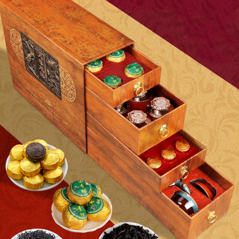 天尊龙品四大茗茶高档红茶礼盒装中秋送礼长辈茶叶送人