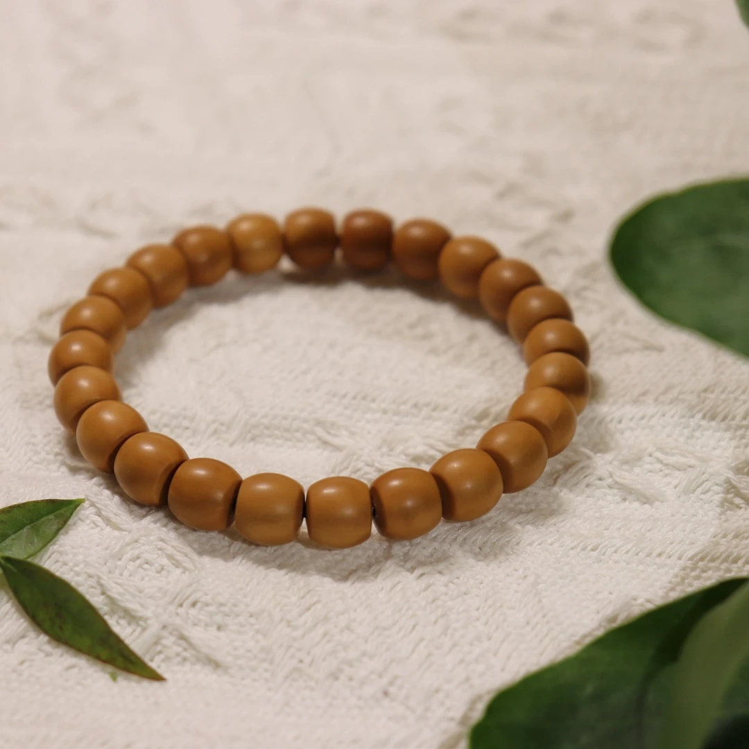 益扬出品 微微瑕极限弧老型猴头手串