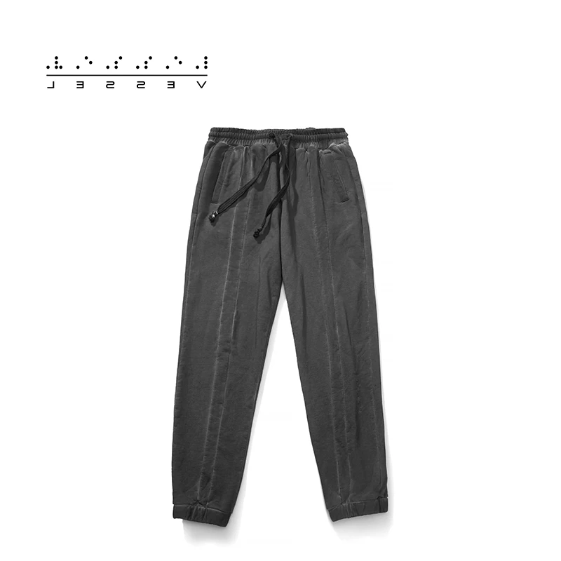 xVESSEL Vintage Grey Sweatpants 休闲做旧灰色长裤 Y20X942B