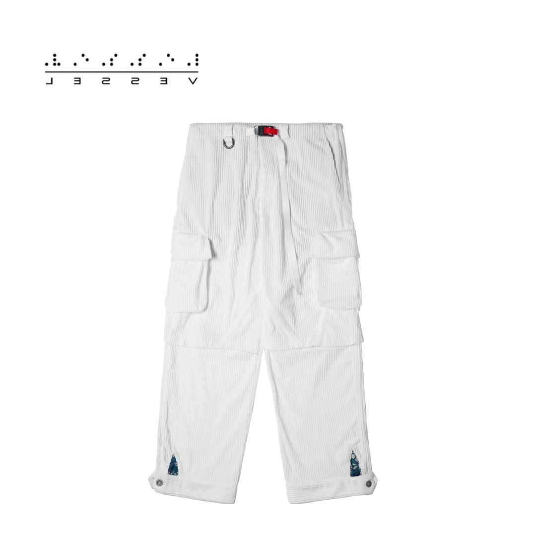 XVESSEL明星网红同款套装潮服宽松休闲裤灯芯绒长裤